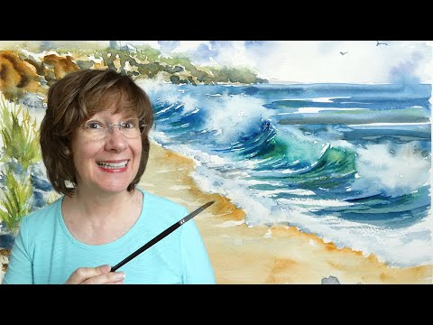 The GENIUS New Backwash Idea People are Using in Watercolor Seascapes
