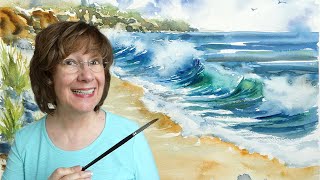 The GENIUS New Backwash Idea People are Using in Watercolor Seascapes