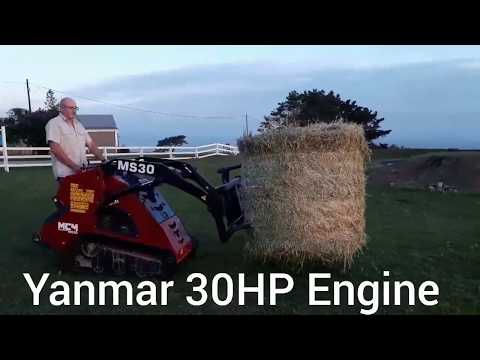 MS30 Track Loader - Bale Fork Attachment