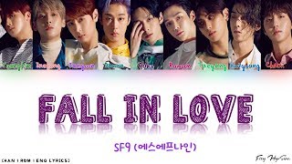 SF9 (에스에프나인) - Fall In Love (Color Coded Han|Rom|Eng Lyrics) 가사