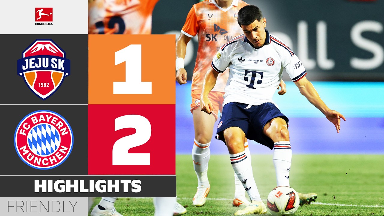 Youngsters SHINE in Bayern Win 🤩 Jeju Island vs. FC Bayern | Highlights