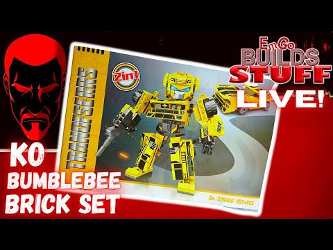 KO Bumblebee Brick Set: EmGo Builds Stuff LIVE!