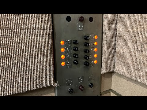 RARE Otis Elevators with Pop Out Buttons! 400 N Inngall Building - Ann Arbor, MI