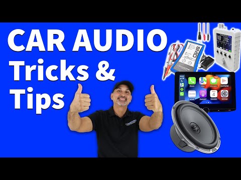 Tricks & Tips to get the most out of your car audio system.