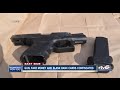 Gun, fake money and blank bank cards confiscated