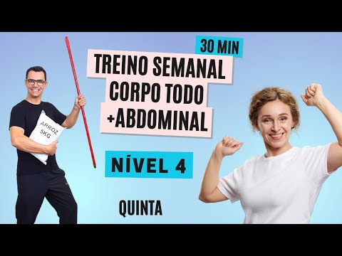 FULL BODY + ABDOMINAL WORKOUT | Thursday | Level 4