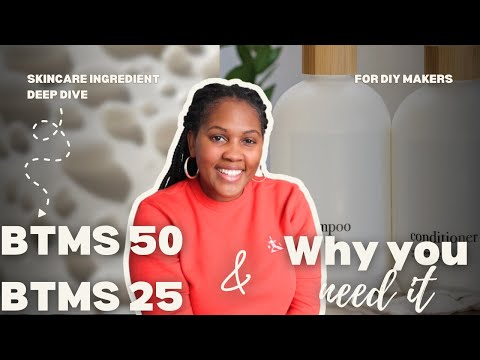 BTMS 25 & BTMS 50: What It Is & Why Your DIY Skincare Needs It