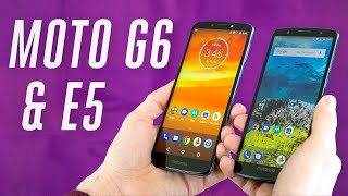 Motorola Moto G6 and Motorola Moto E5 hands-on