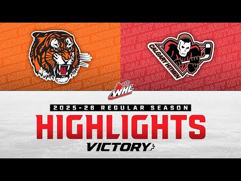 Medicine Hat Tigers at Calgary Hitmen 10/10 I WHL Highlights 2025-26