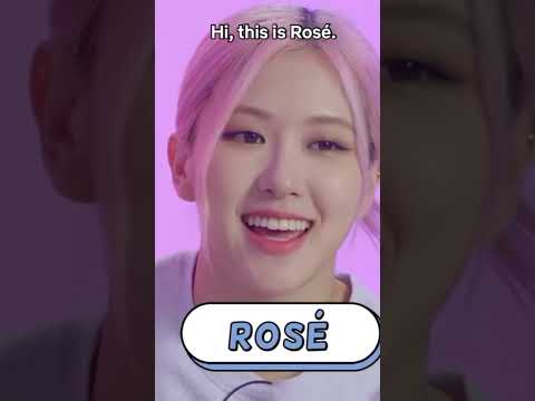 How Blackpink Members Pronounce Their Names | #blackpink