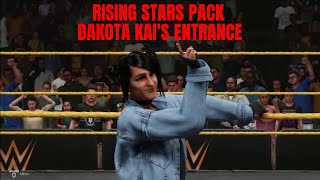 DAKOTA KAI'S ENTRANCE| Rising Stars Pack DLC WWE 2k19