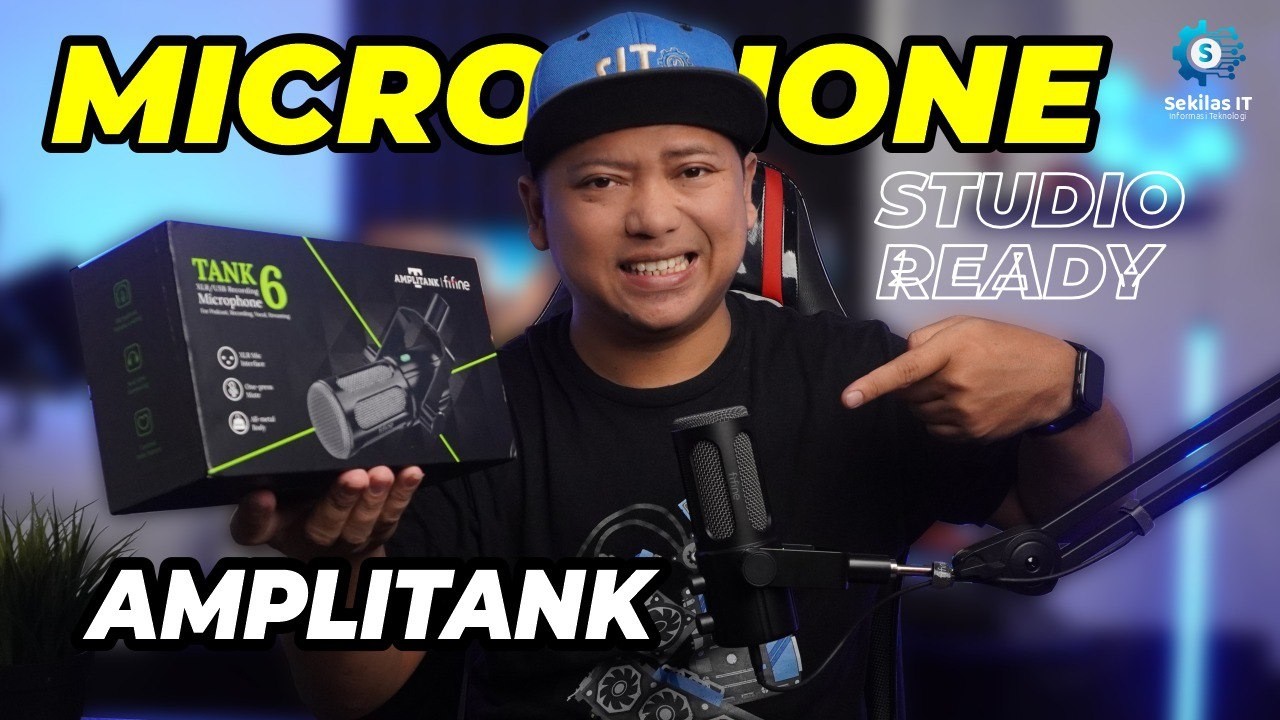 ASMR Rakit PC,Streaming,Podcast Test Pake Mic FIFINE Tank 6