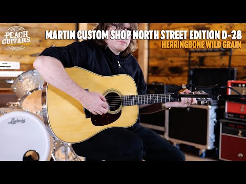 No Talking...Just Tones | Martin Custom Shop | North Street Edition D-28 Herringbone Wild Grain