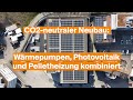 CO2 Neutraler Neubau Dank Photovoltaik Wärmepumpen Und Pelletheizung Tiba AG