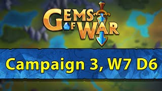 ⚔️ Gems of War, Campaign 3 | Week 7 Day 6 | Duergaroth Level 500 Deathless and Pure Faction ⚔️