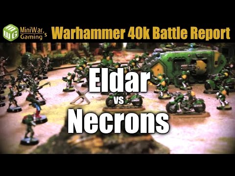 Eldar vs Necrons Warhammer 40k Battle Report Ep 35
