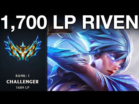 How this Riven One Trick got 1,700LP and RANK 1! Built Riven vs. Finn Aatrox
