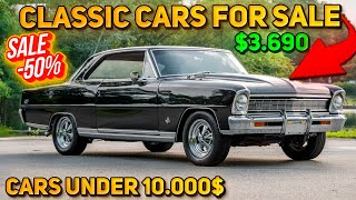 20 Unique Classic Cars Under $10,000 Available on Craigslist Marketplace! Today