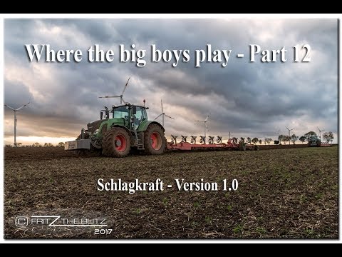 Where the big boys play | Part 12 | Schlagkraft | 2 Fendt 939 Vario, 16 Pflug-Schare! Big ploughing!