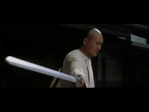 Li Mu Bai training with his missed sword (Tiger & Dragon)