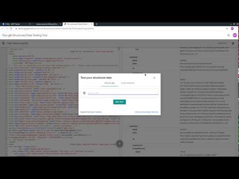 How To Verify FAQ Structured Data Using Google Structured Data Testing Tool
