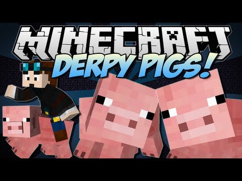 DanTDM - Minecraft | DERPY PIGS! (Flying Pigs, Derpy Dimension & More!) | Mod Showcase [1.6.4]