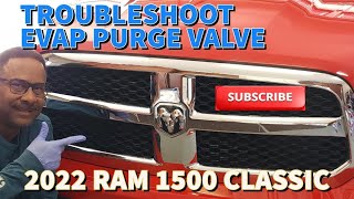 2013-2022 RAM 1500 CLASSIC 3.6L - Bad EVAP Vapor Canister Purge Control Valve Solenoid