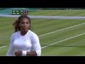 SERENA WILLIAMS drunk Wimbledon 2014 - YouTube