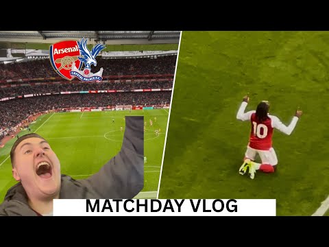 EZE STRIKES🔴| Arsenal vs Palace Matchday Vlog | 