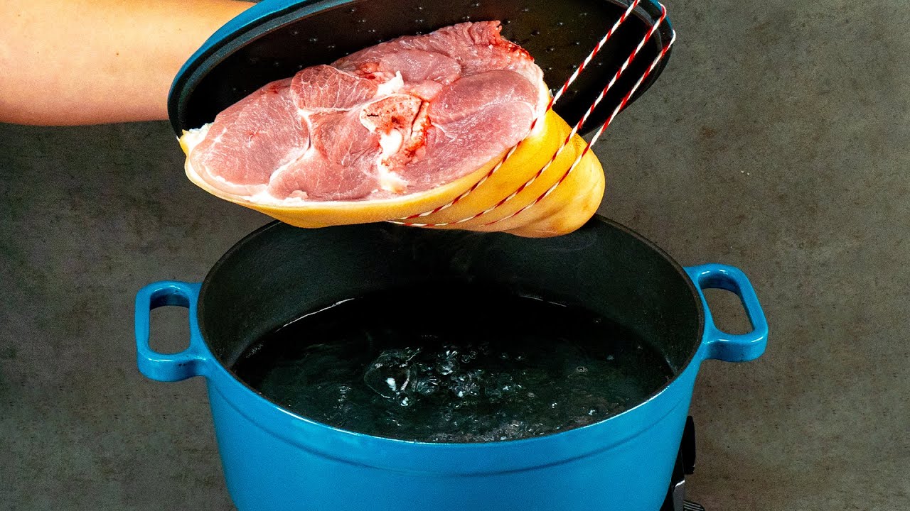 I bet it's the best trick to cooking pork knuckle!