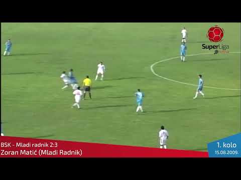 2009/10 - Prvi pogodak za Mladi Radnik u Super ligi Srbije