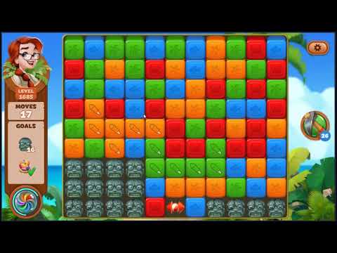 Lost Island Blast Adventure Level 1685 - NO BOOSTERS 🏝️ | SKILLGAMING ✔️