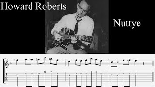 Howard Roberts &quot;Nuttye&quot; solo transcription
