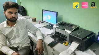 Printer & computer for Flipkart & Amazon seller