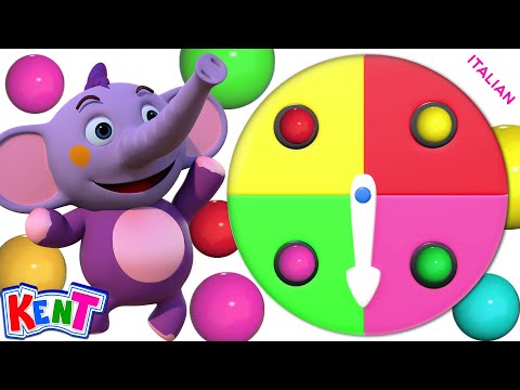 ​Kent ​l'elefante​ ​Italiano | ​Impara I Colori Per I Bambini | Imparare I Cartoni Animati