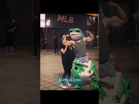 Frog mascot glowup 🥵 #shortsfeed