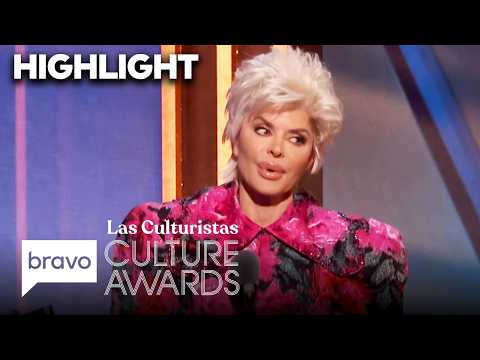 Lisa Rinna Wins 2025 Outfit Of The Year | Las Culturistas Awards 2025 | Bravo