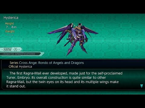 Enemy Hysterica Attack/s (Cross Ange: Rondo of Angels and Dragons), Super Robot Wars X.