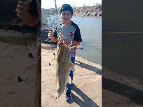 Pesca en los molinos con maxi #pesca #viral #santafe 