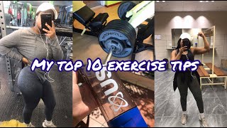 My Top 10 Exercise Tips | Simanye Mavume | South African YouTuber