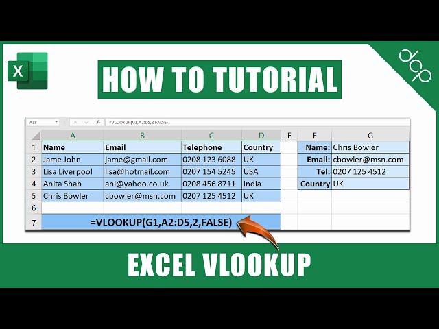 Learn How to Effectively Use the VLOOKUP Function in Excel with This ...