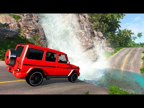 Cars vs Waterfall - BeamNG Drive - 🔥 ULTIMATE Edition Compilation #beamng #beamngdrive