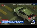 FULL CHASE LAPD Chasing Alleged Stolen Vehicle In Van Nuys