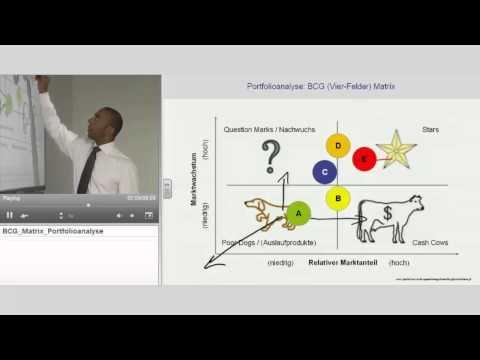 Portfolioanalyse BCG-Matrix | "Marketing Management Grundlagen" | Anthony Holtz