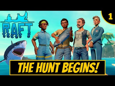 Raft Multiplayer Survival - The Journey Begins Episode 1 - YouTube