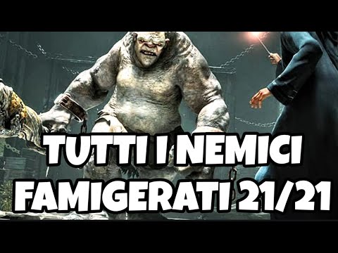 TUTTI I NEMICI FAMIGERATI 21/21 I BOSS - I COLLEZIONABILI HOGWARTS LEGACY GAMEPLAY ITA