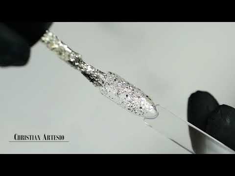 Ημιμόνιμο Βερνίκι Νυχιών Glimmer Gala Νο 076 Λευκό Glitter Παγιέτα 10ml