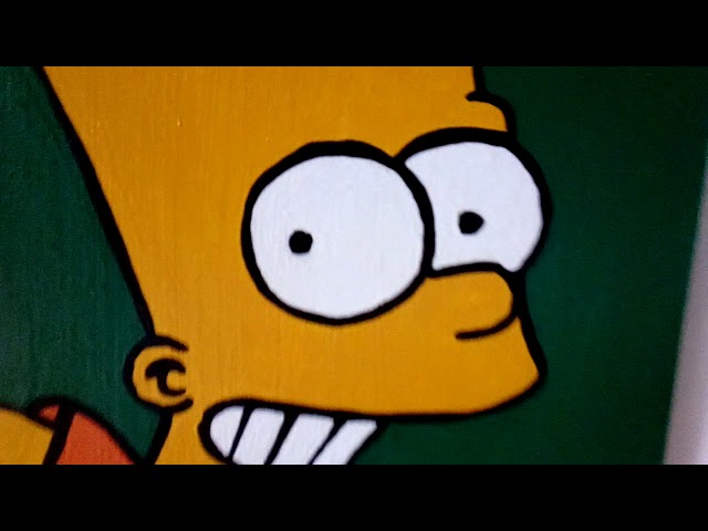 Vídeo relacionado con Lienzo Bart Simpson - Cuadro impresión sobre lienzo con marco de madera (100 x 100 cm)