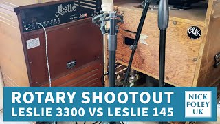 Video thumbnail for Rotary Shootout -  Leslie 3300 Vs Leslie 145 by Nick Foley UK - Hammond for Hire