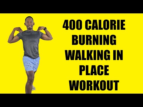 45 Minute Intense Running Workout at Home for Slimming 400 Calories